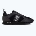 Кросівки EA7 Emporio Armani Black & White Suede triple black micropunch 2