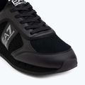 Кросівки EA7 Emporio Armani Black & White Suede triple black micropunch 7