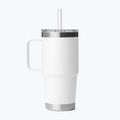 Термокружка YETI Rambler Straw 739 ml white 2
