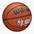 М'яч баскетбольний Wilson NBA JR Fam Logo Authentic Outdoor brown розмір 6 2