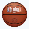 М'яч баскетбольний Wilson NBA JR Fam Logo Authentic Outdoor brown розмір 6 5