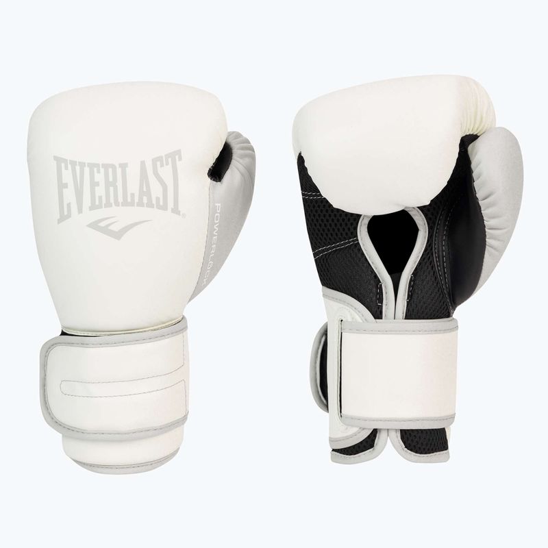 Рукавиці воксерські чоловічі EVERLAST Powerlock Pu білі EV2200 3
