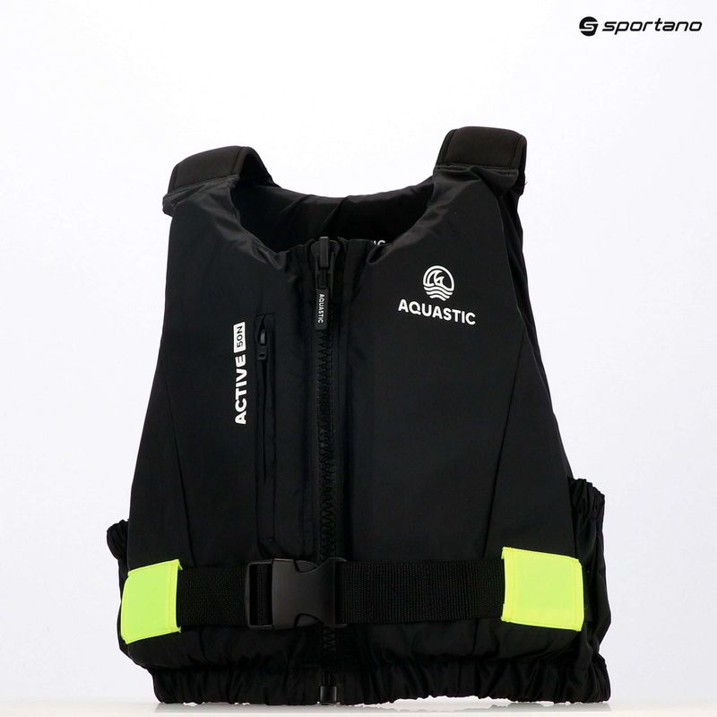 Жилет страхувальний AQUASTIC Active 50N чорний 12
