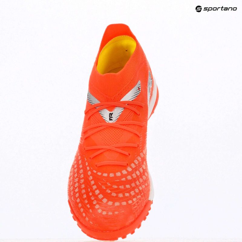 Кросівки футбольні PUMA Future 9 Match TT glowing red/puma white/puma black/puma silver 9