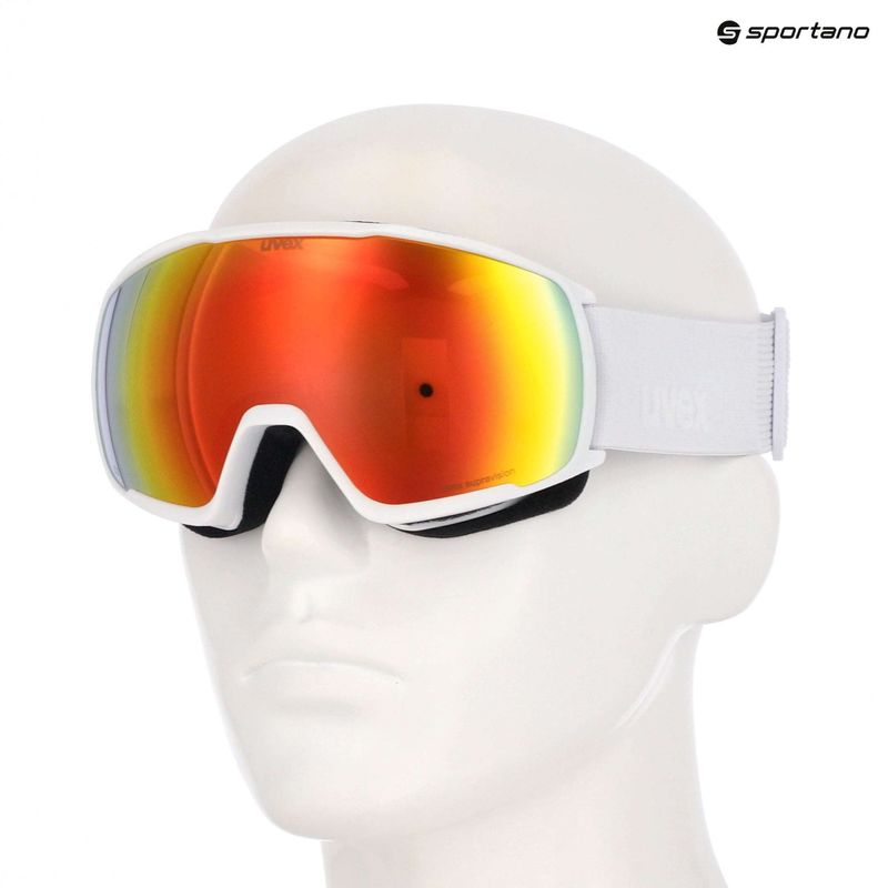 Окуляри гірськолижні UVEX Victorious S FM white matt/mirror orange 10