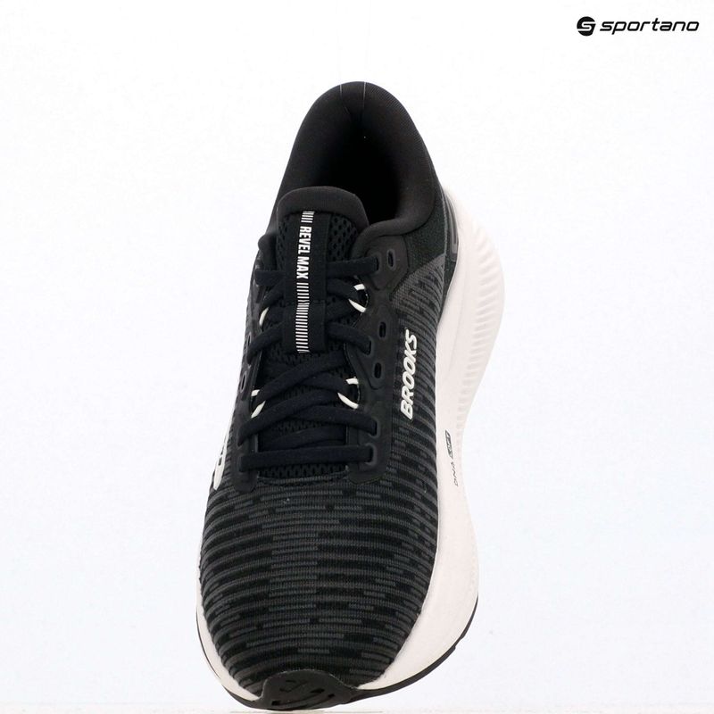 Кросівки для бігу жіночі Brooks Revel Max black/grey/white 10