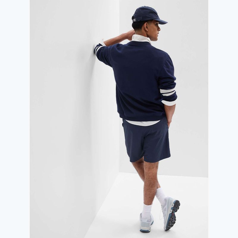 Кофта чоловіча GAP Logo Piping Crewneck blue navy 6
