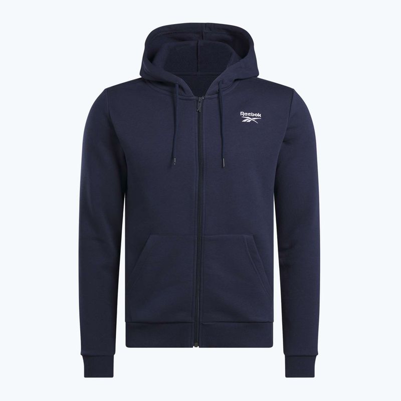 Чоловічий світшот Reebok Identity SL Fleece FZ векторний темно-синій 4