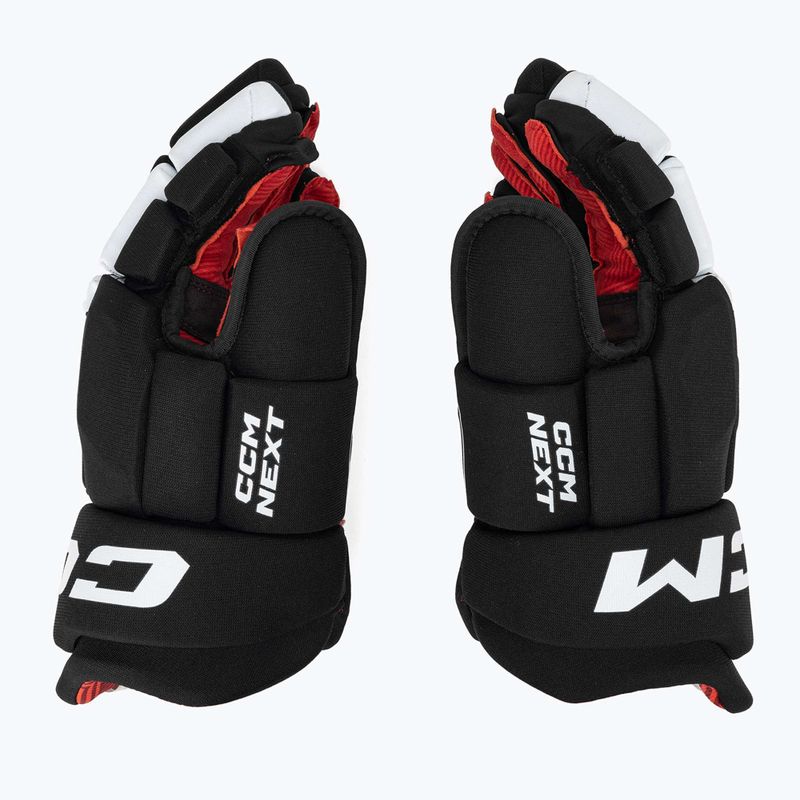 Хокейні рукавиці CCM Next SR black/white 4