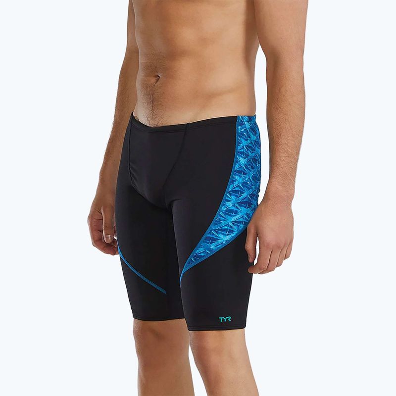 Плавки чоловічі TYR Durafast Elite Oceanid Jammer light blue/aqua 3