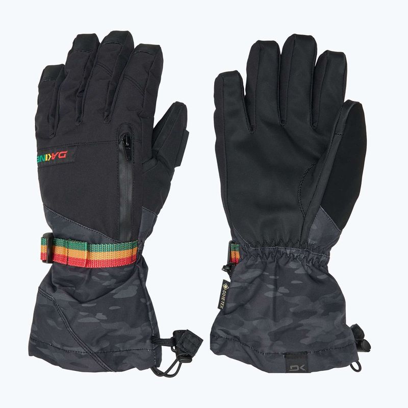 Чоловічі сноубордичні рукавички Dakine Titan Gore-Tex чорні вінтажний камуфляж