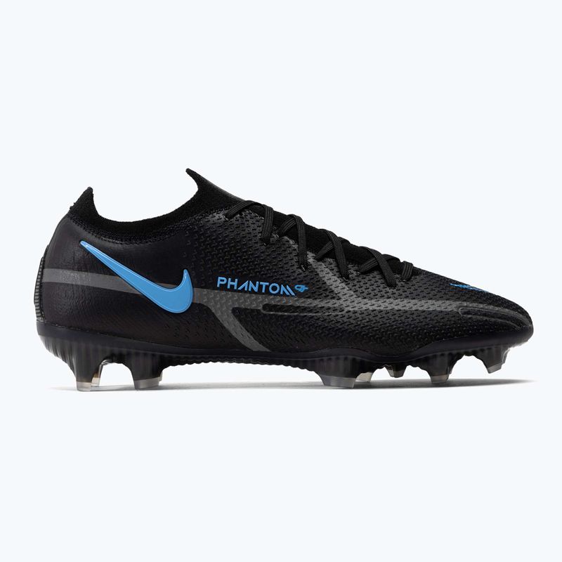 Футбольні бутси чоловічі Nike Phantom GT2 Elite FG чорні CZ9890-004 2