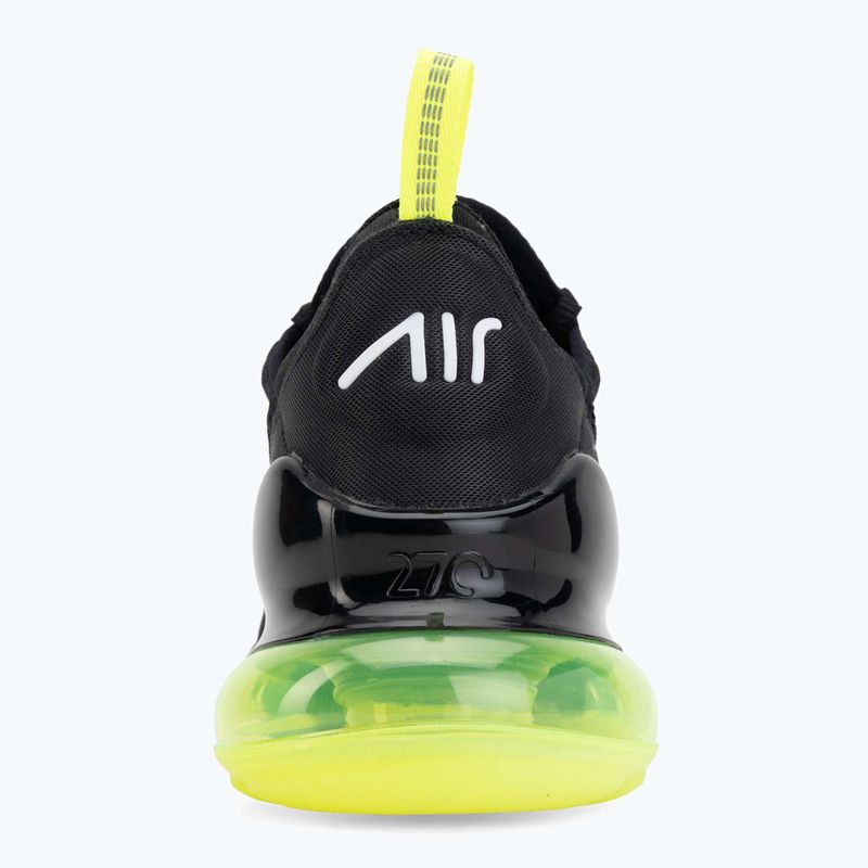 Кросівки чоловічі Nike Air Max 270 black/volt/reflect silver/white 6