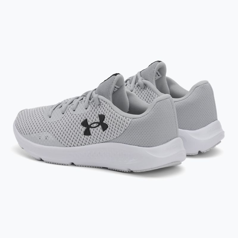Кросівки для бігу жіночі Under Armour Charged Pursuit 3 сірі 3024889 3