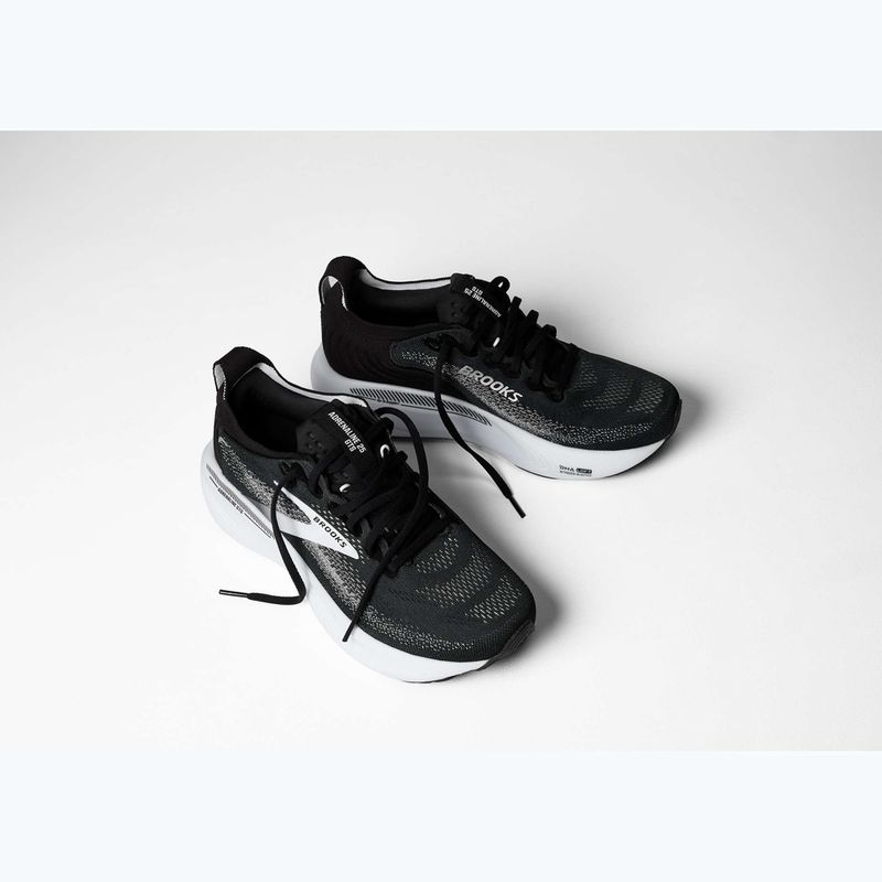 Кросівки для бігу чоловічі Brooks Adrenaline GTS 25 black/grey/white 8