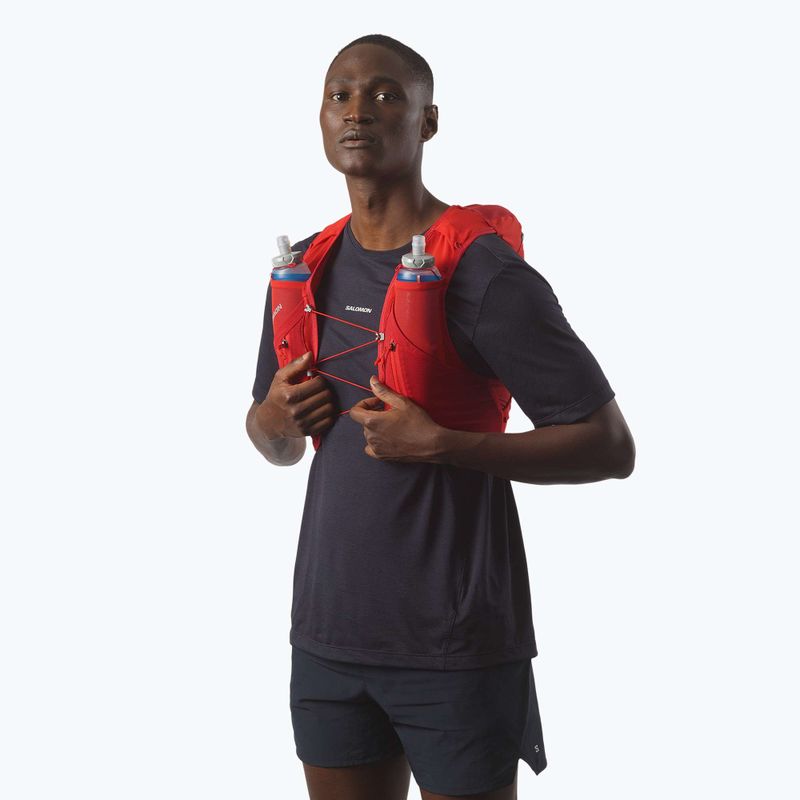 Жилет для бігу Salomon ADV SKIN 12 Set flame scarlet/haude red 3