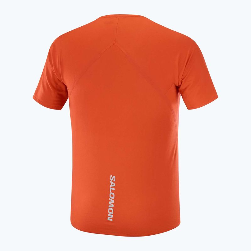 Футболка для бігу чоловіча Salomon S/Lab Speed Tee flery red 5