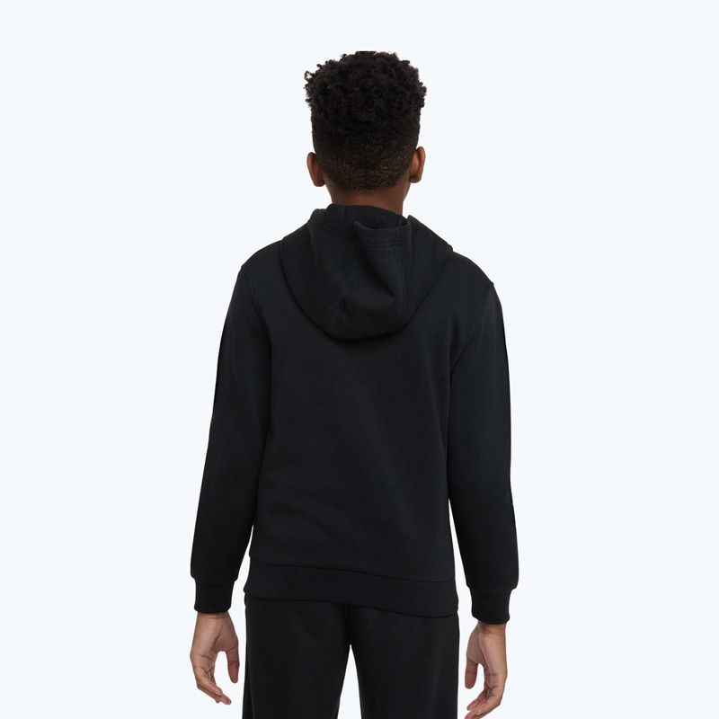 Дитяча флісова толстовка Nike Club чорний/білий 6