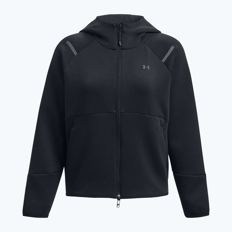 Кофта жіноча Under Armour Unstoppable Fleece FZ black/black 5