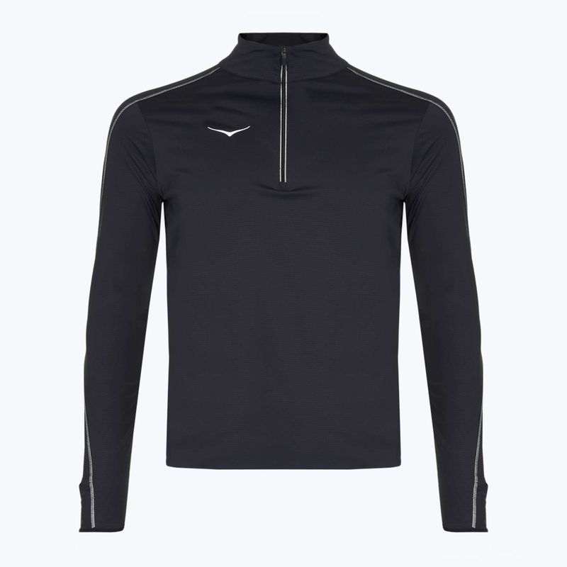 Чоловічий біговий світшот HOKA GlideTech Quarter Zip чорний