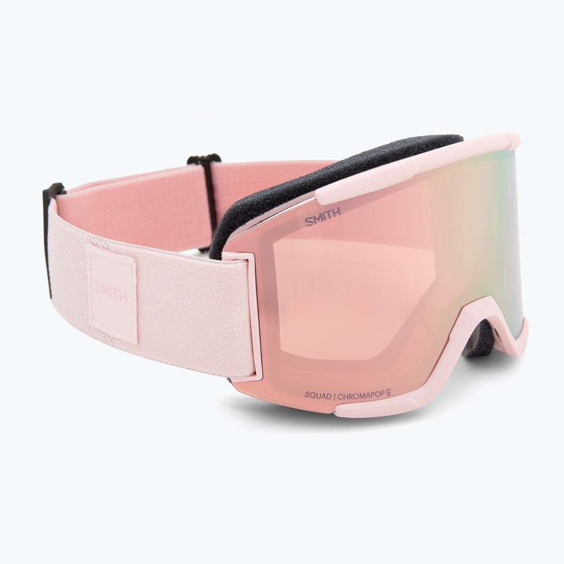Окуляри гірськолижні  Smith Squad carnation/chrp everyday rose gold mirror/clear 2