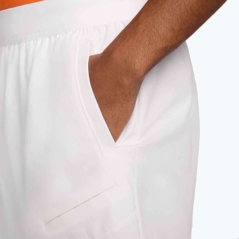 Шорти тенісні чоловічі Nike Court Dri-Fit Advantage 6" white/black 5