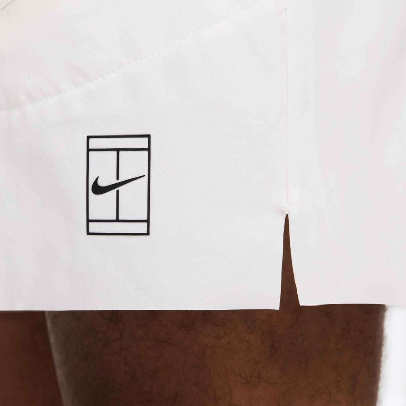Шорти тенісні чоловічі Nike Court Dri-Fit Advantage 6" white/black 6