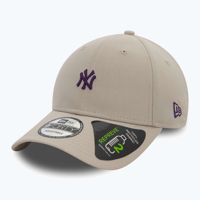Кепка New Era Repreve Mini Logo 9FORTY New York Yankees light beige 2