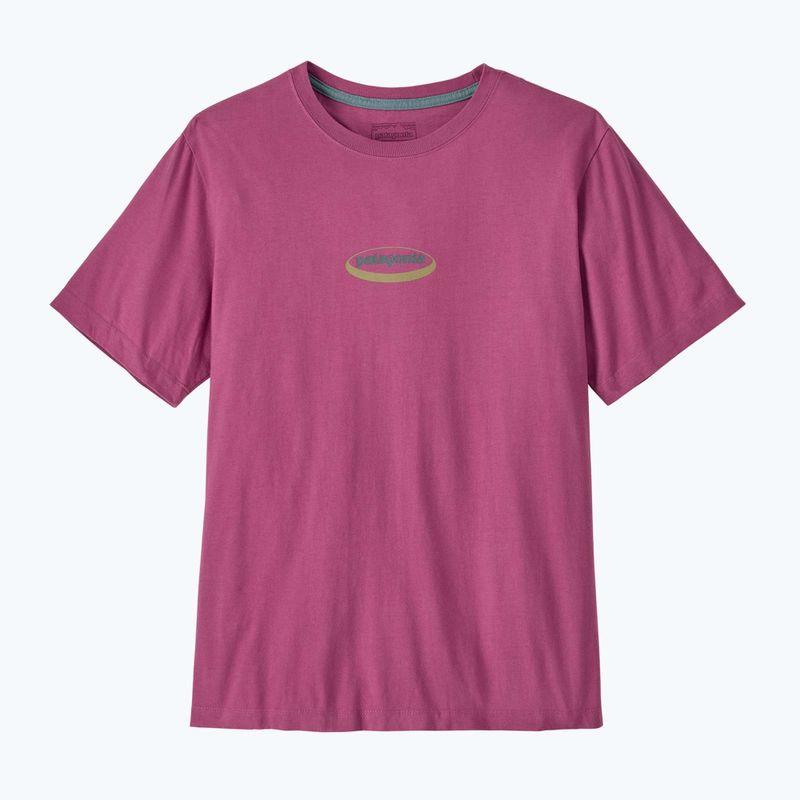 Футболка чоловіча Patagonia '95 Oval Logo faded magenta