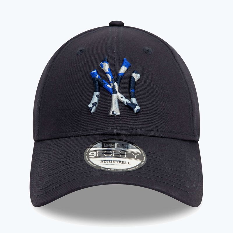 Бейсболка New Era Camo Infill 9Forty New York Yankees темно-синя 2