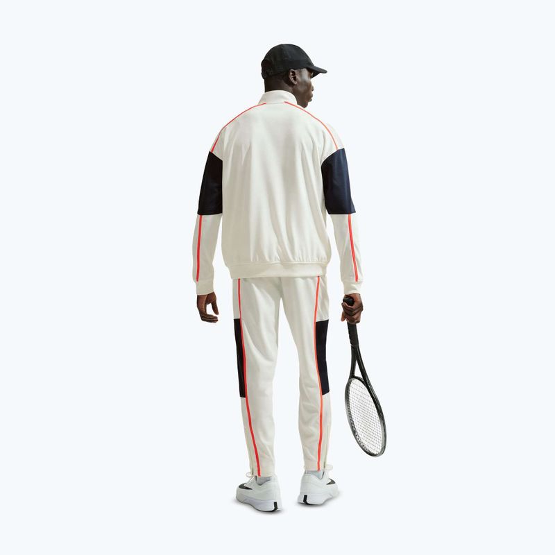 Кофта тенісна чоловіча Nike Court Heritage sail/turf orange 3