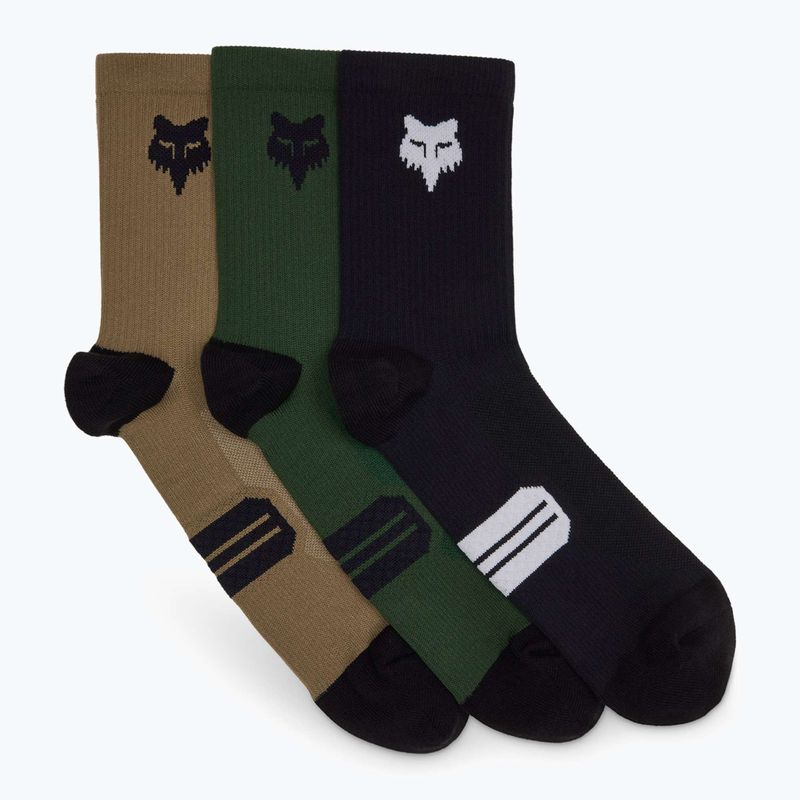 Шкарпетки Fox Racing 6 Ranger Prepack 3 pairs black/multi