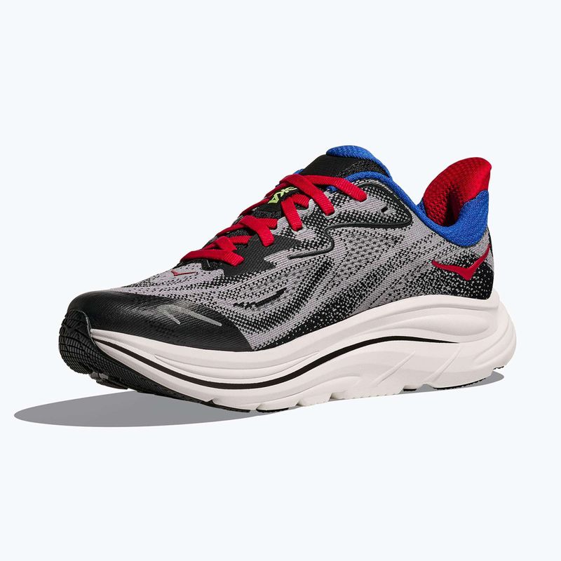 Кросівки для бігу дитячі HOKA Clifton 10 foggy grey/black 4