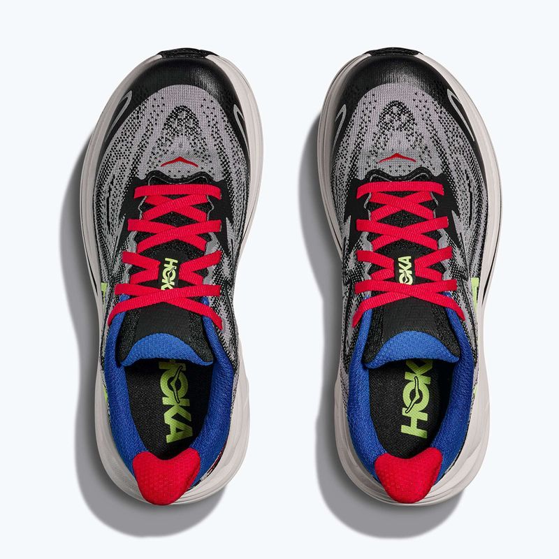 Кросівки для бігу дитячі HOKA Clifton 10 foggy grey/black 8