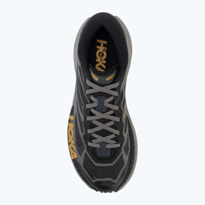 Кросівки для бігу чоловічі Hoka Mafate X black/cement 5