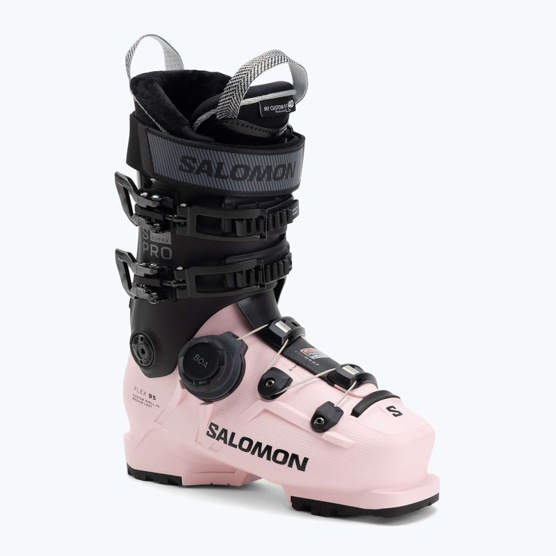 Черевики гірськолижні жіночі Salomon S/Pro Supra Boa 95 W GW rose shadow/black/black