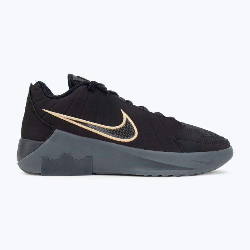 Кросівки баскетбольні чоловічі Nike LeBron Witness 9 black/iron grey/dark smoke grey/black 2