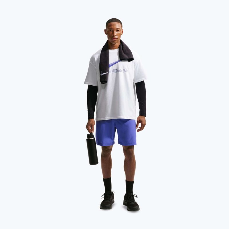 Шорти для тренувань чоловічі Nike Form Dri-Fit Versatile 7" persian violet/black 2