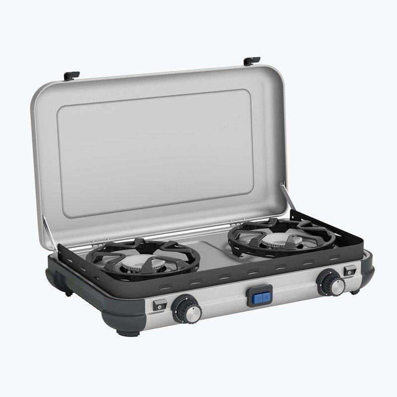 Туристична плита Campingaz Camping Kitchen 2 MAXI Int сріблястого кольору