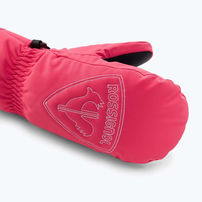 Дитячі лижні рукавиці Rossignol Jr Rooster M tea rose 4