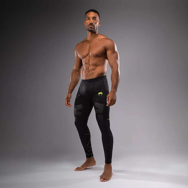 Легінси для тренувань чоловічі Venum Training Camp 4.0 black/neo green 2