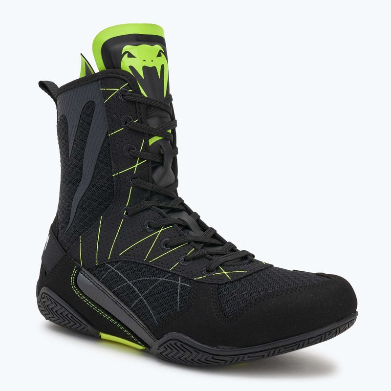 Кросівки боксерські чоловічі Venum Training Camp 4.0 Boxing black/neo green