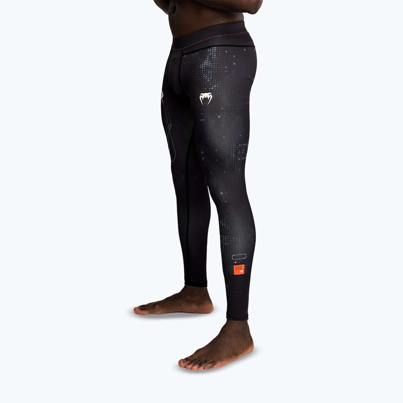 Легінси для тренувань чоловічі Venum Eclipse Spats black/ivort 4
