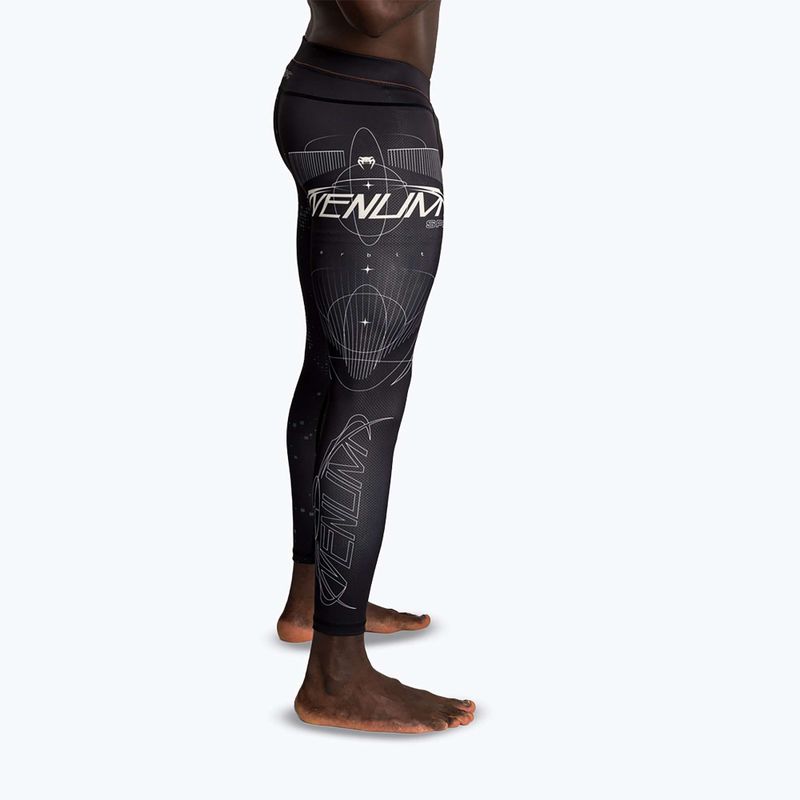 Легінси для тренувань чоловічі Venum Eclipse Spats black/ivort 5