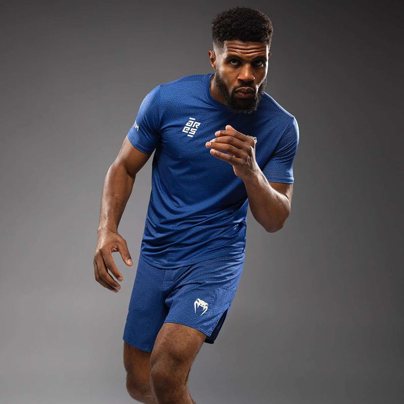 Футболка для тренувань чоловіча Venum X Ares 2.0 Dry Tech royal blue 2
