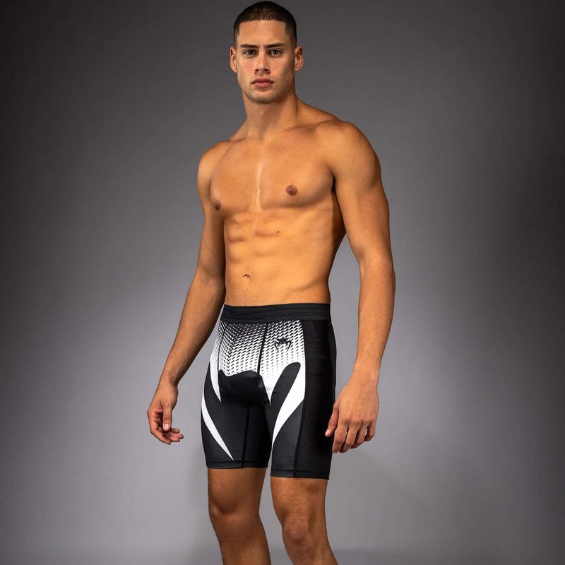 Шорти для тренувань чоловічі Venum No Gi Vale Tudo black/white 4