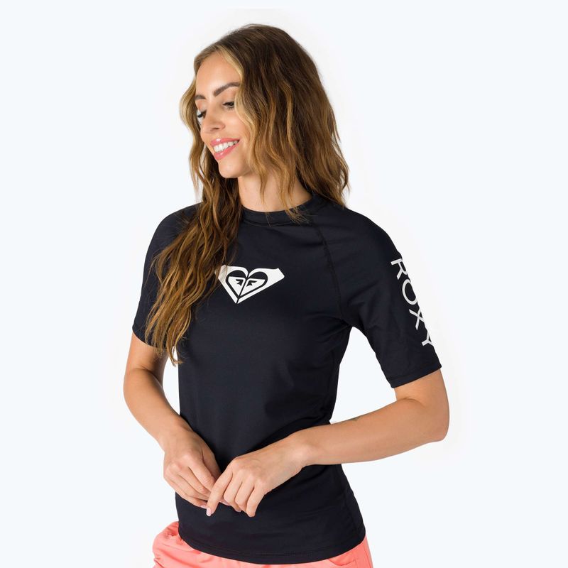 Футболка для плавання жіноча ROXY Whole Hearted anthracite