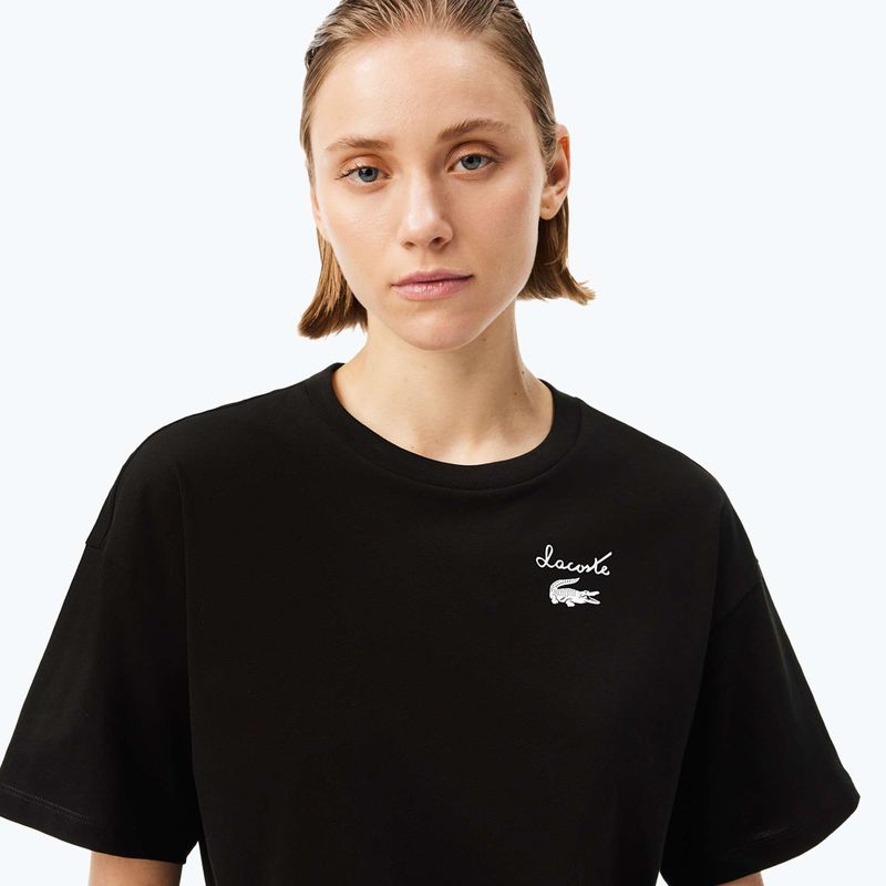 Футболка жіноча Lacoste TF2523 black 4