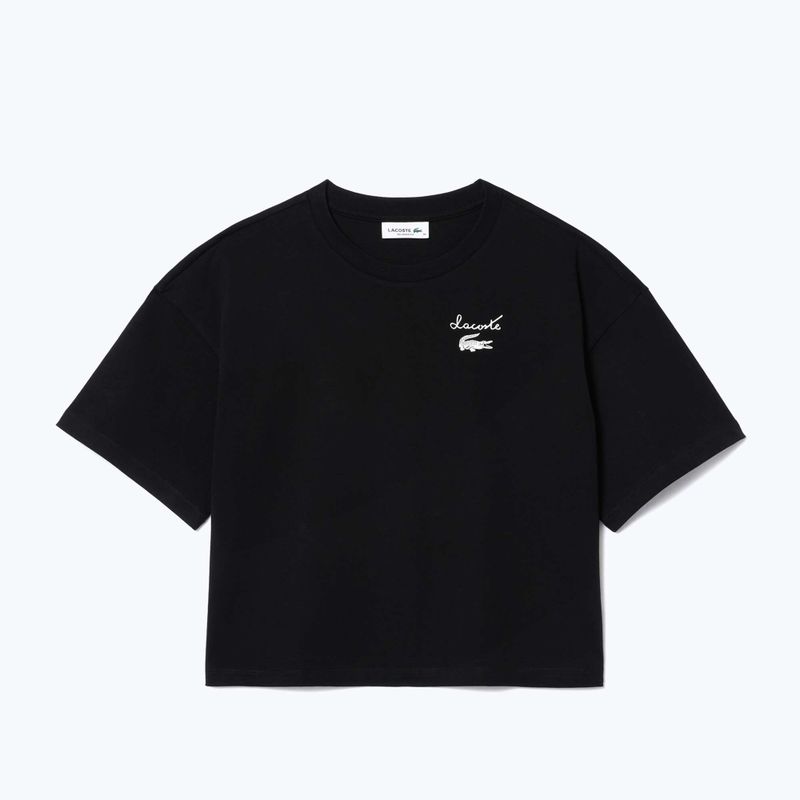Футболка жіноча Lacoste TF2523 black 5
