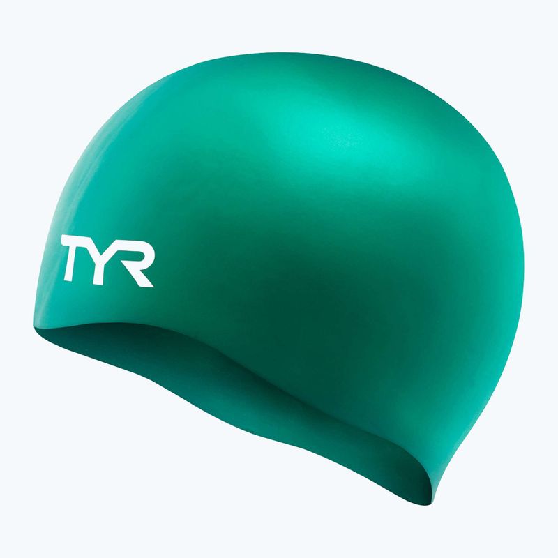 Шапочка для плавання TYR Wrinkle Free green 3